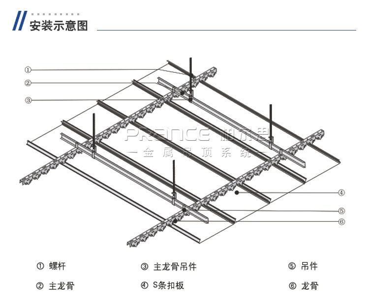 S型铝条扣吊顶